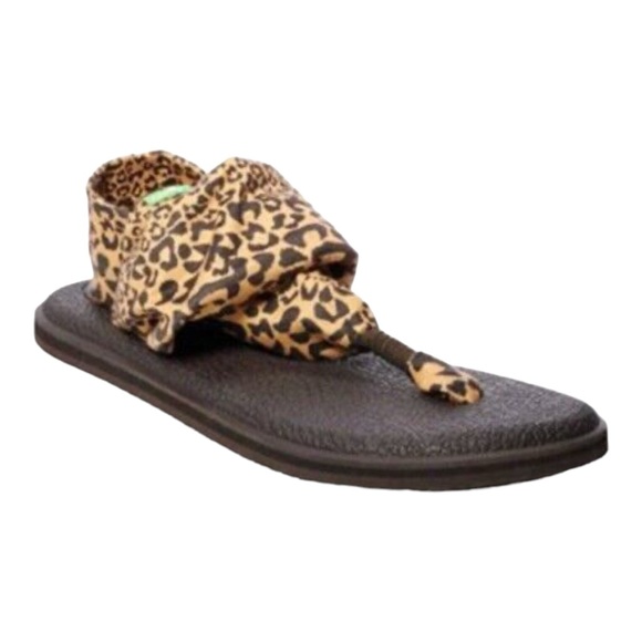 Sanuk Shoes - Sanuk Sling Soft Top Cheetah Sandals